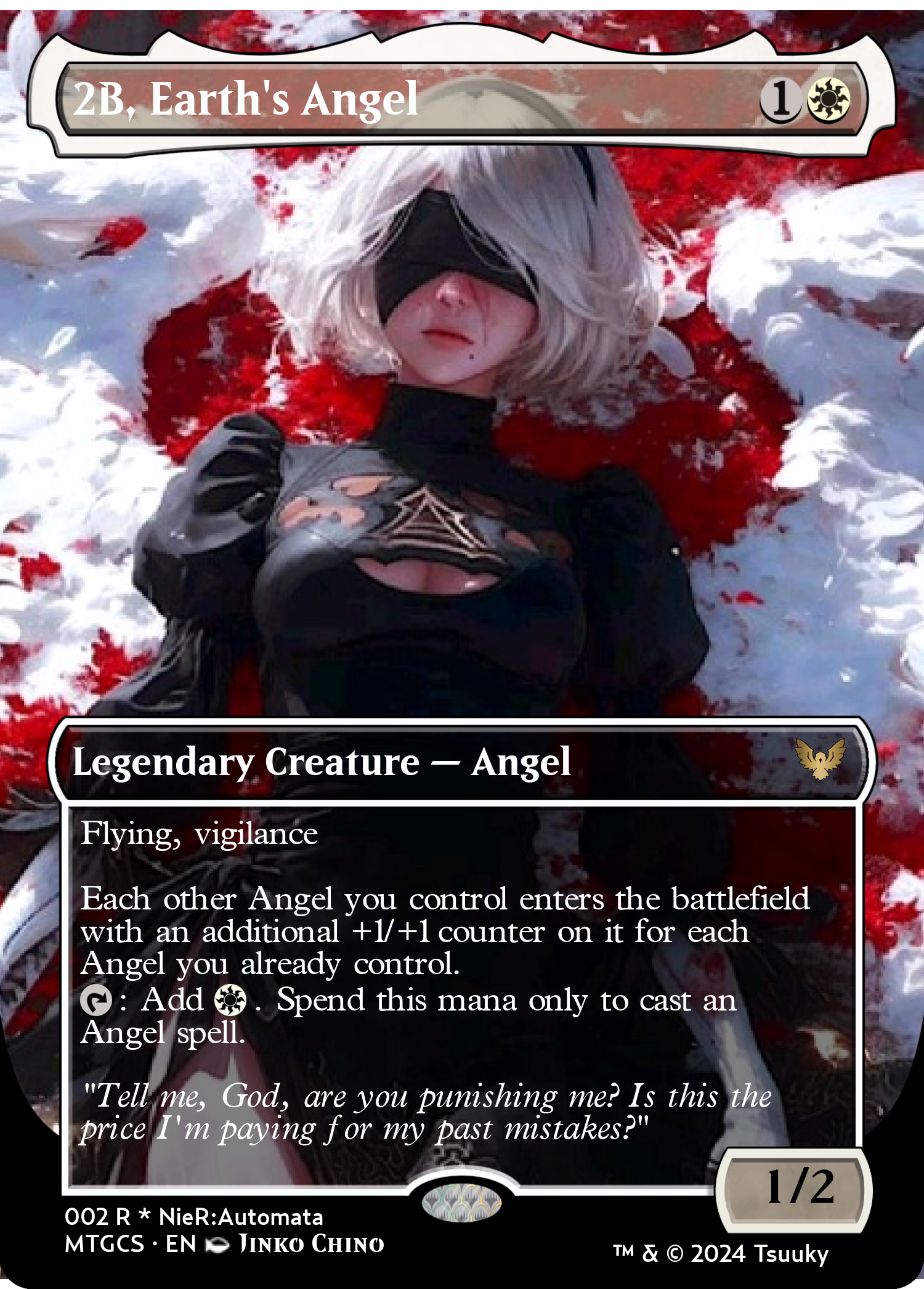 2B, Earth's Angel by Tsuuky | MTG Cardsmith